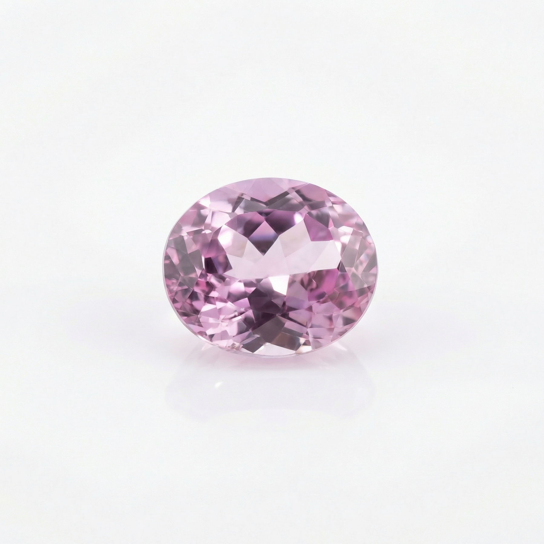 IGI Certified Laboratory Grown Purplish Pink Sapphire | 7.27 Carat Oval Mixed Cut | Luxury Gemstone-Saleh Sallom