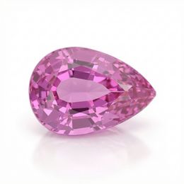 IGI Certified Laboratory Grown Purplish Pink Sapphire | 5.04 Carat Pear Mixed Cut | Luxury Gemstone-Saleh Sallom