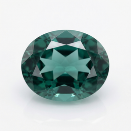 IGI Certified Natural Green Quartz | 2.74 Carat Oval Cut | Transparent Green