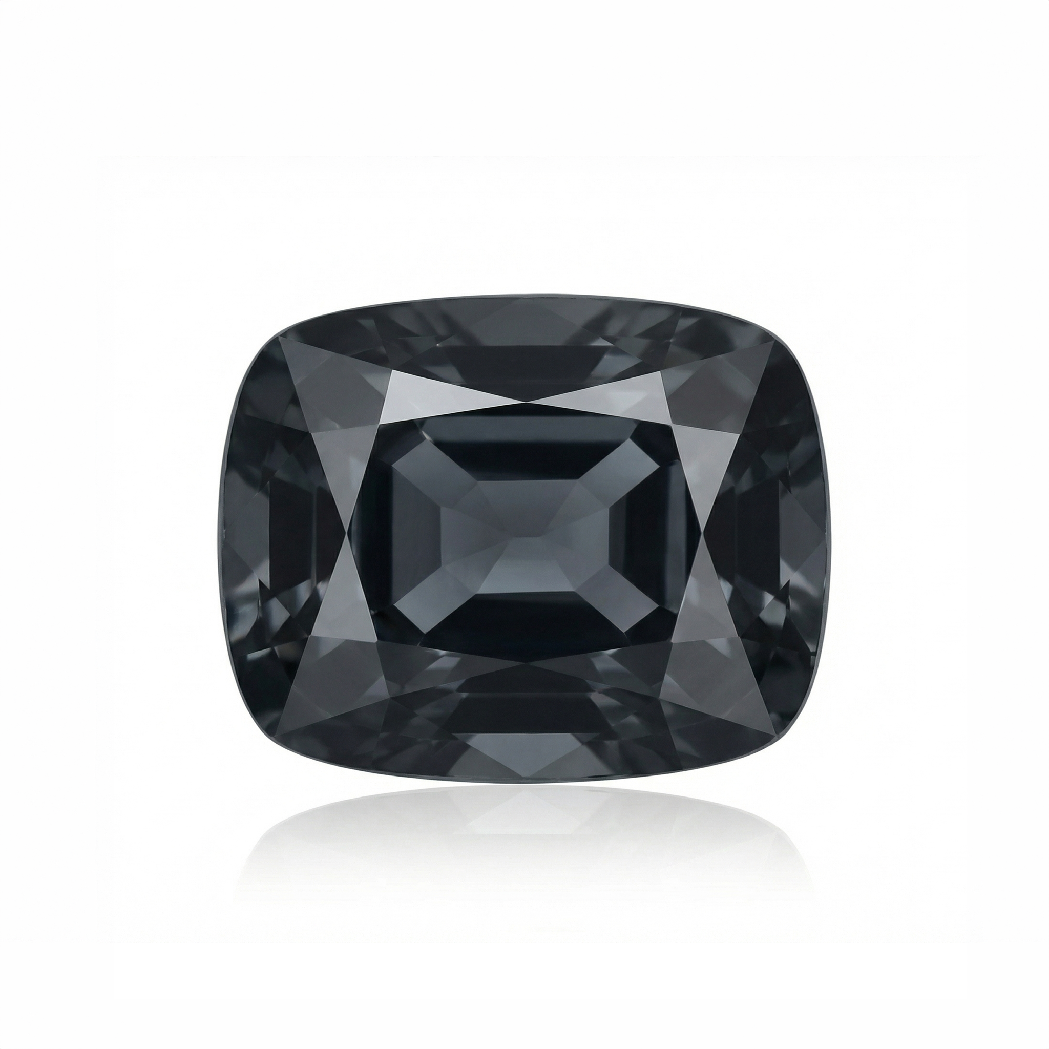IGI Certified Natural Spinel | 1.37 Carat Cushion Cut | Dark Greyish Violet Main image