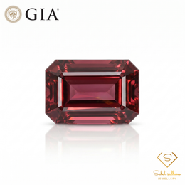 GIA Certified Natural Rubellite Tourmaline | 2.94 Carat Octagonal Cut | Purplish Red