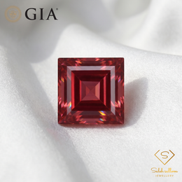GIA Certified Color Change Tourmaline | 1.95 Carat Square Step Cut | Pink ↔ Orange Transformation