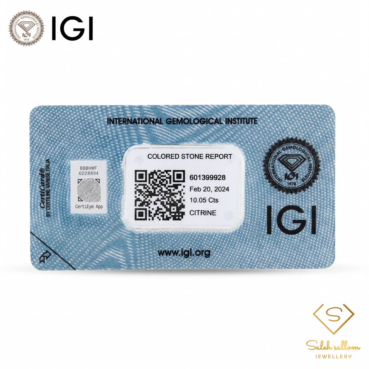 IGI Certified Golden Citrine Gem | 10.05 Carat Oval Cut | Radiant Luxury Statement