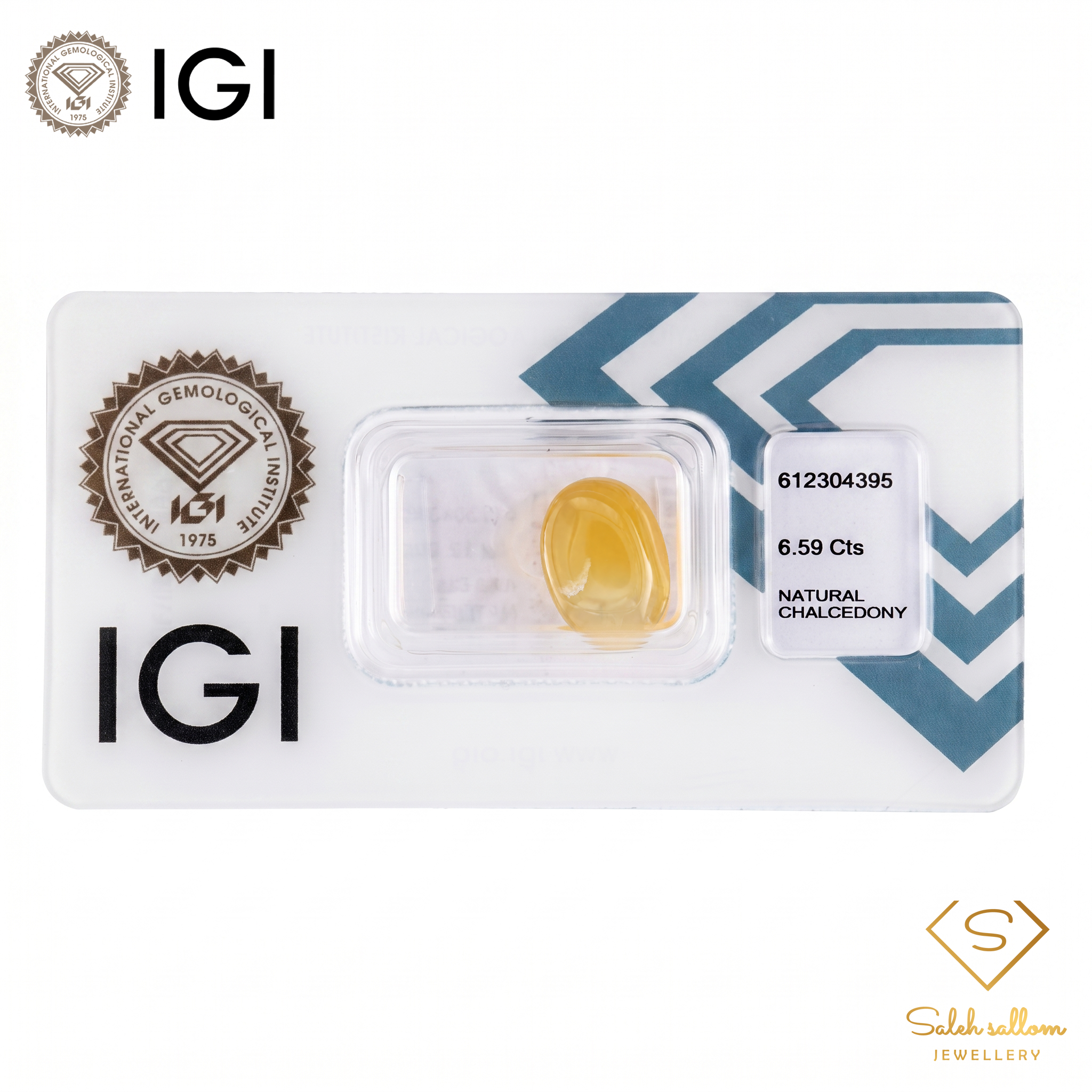 IGI Certified Natural Orangy Yellow Chalcedony | 6.59 Carats Oval Cabochon | Elegant Gemstone Secondary image