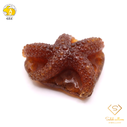 32.97 Ct Natural Hessonite Garnet Carving | Certified Orange Hessonite Garnet Sculpture | Collector Gemstone Artwork