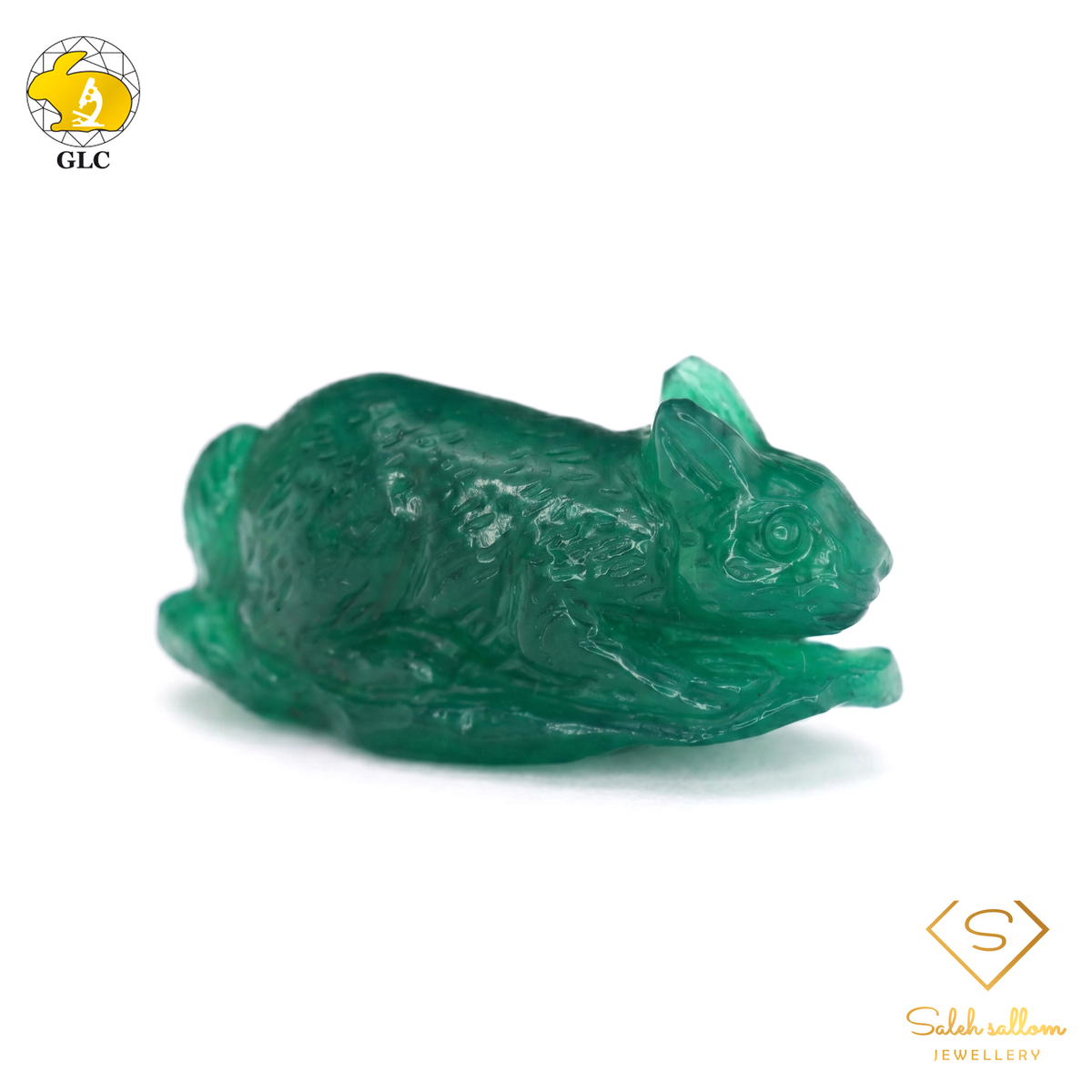 18.60 Ct Natural Green Chalcedony Mouse Carving | Certified Chalcedony Sculpture | Collector Gemstone Artwork