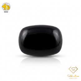 Natural Black Spinel | 17.07 Carats Cushion Cabochon | Statement Luxury Gemstone-Saleh Sallom