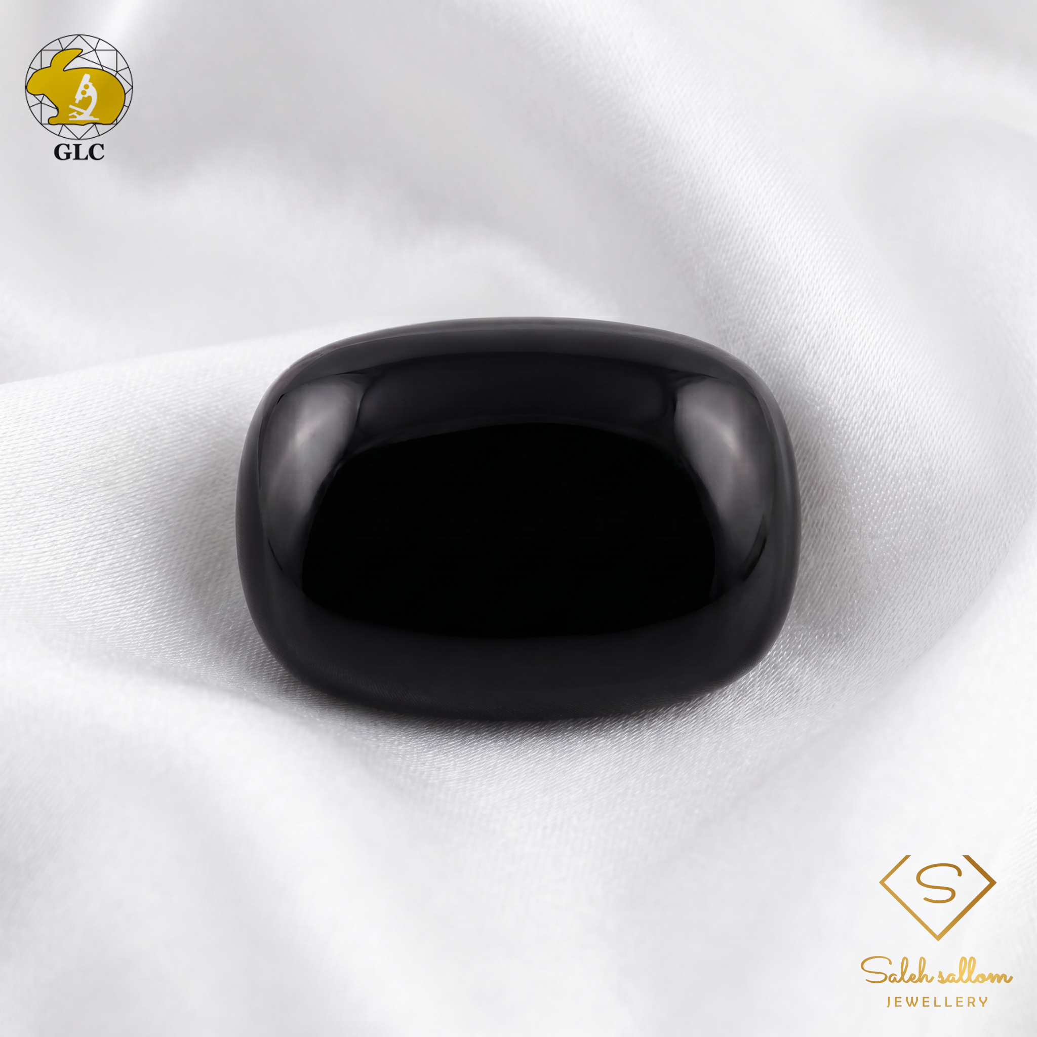 Natural Black Spinel | 17.07 Carats Cushion Cabochon | Statement Luxury Gemstone Secondary image