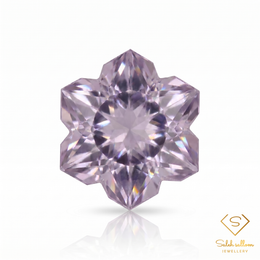 2.15 Ct Natural Lavender Amethyst Snowflake Cut | Unheated Brazilian Amethyst | Precision Fantasy Cut Collector Gemstone