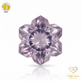 2.38 Ct Natural Lavender Amethyst Snowflake Cut | Unheated Brazilian Amethyst | VS Clarity Fantasy Cut Gemstone