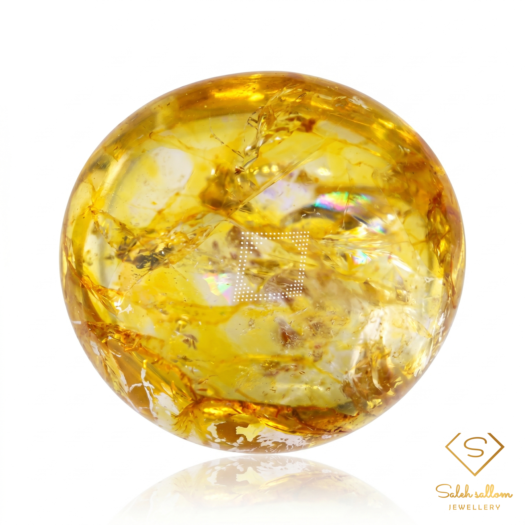 Natural Citrine | 51.12 Carats | Golden Yellow Statement Luxury Gemstone-Saleh Sallom