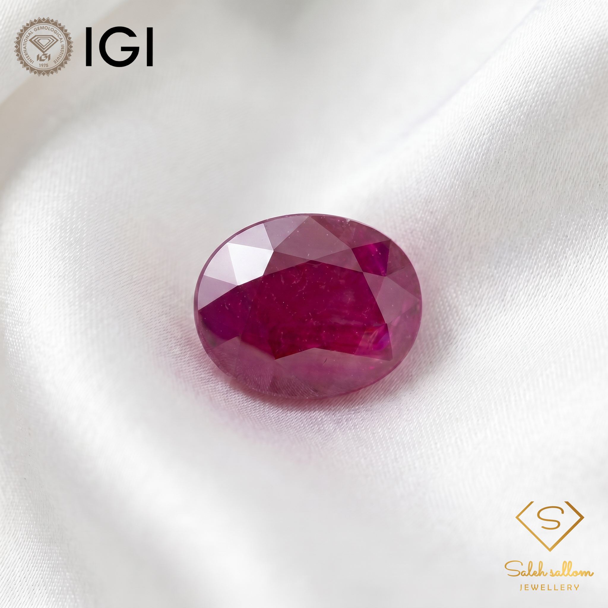 IGI Certified Natural Pink Sapphire | 2.61 Carat Oval Mixed Cut | Luxury Gemstone Secondary image