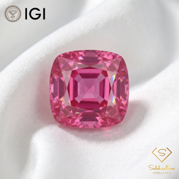 IGI Certified Pink Sapphire with Lead Glass Filling | 1.76 Carat Cushion Mixed Cut | Luxury Gemstone-Saleh Sallom