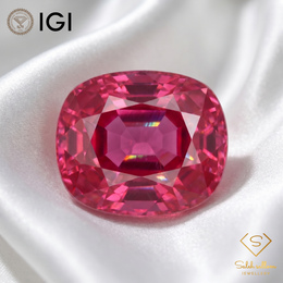 IGI Certified Pink Sapphire with Lead Glass Filling | 1.66 Carats Cushion Mixed Cut-Saleh Sallom