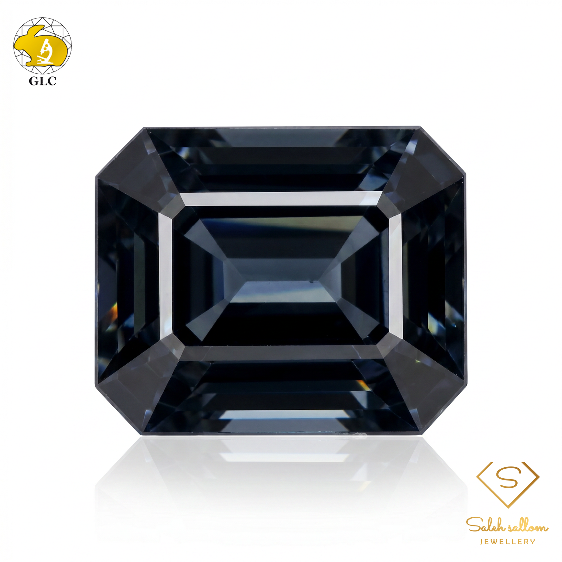 GLC Certified Natural Blue Sapphire (Diffused) | 44.70 Carats Octagon Step Cut | Statement Collector Gem-Saleh Sallom