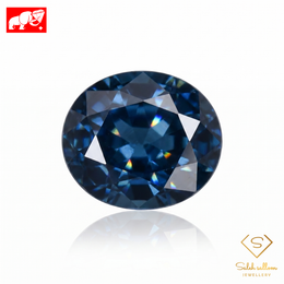 GFCO Gem Lab Certified Natural Royal Blue Sapphire | 1.05 Carats Oval Cut | Standard Heat-Saleh Sallom