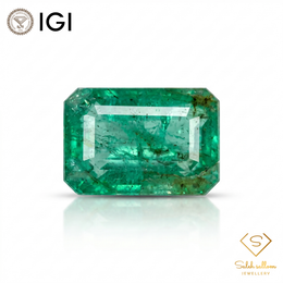 IGI Certified Natural Emerald | 1.73 Carat Emerald Cut | Luxury Gemstone-Saleh Sallom