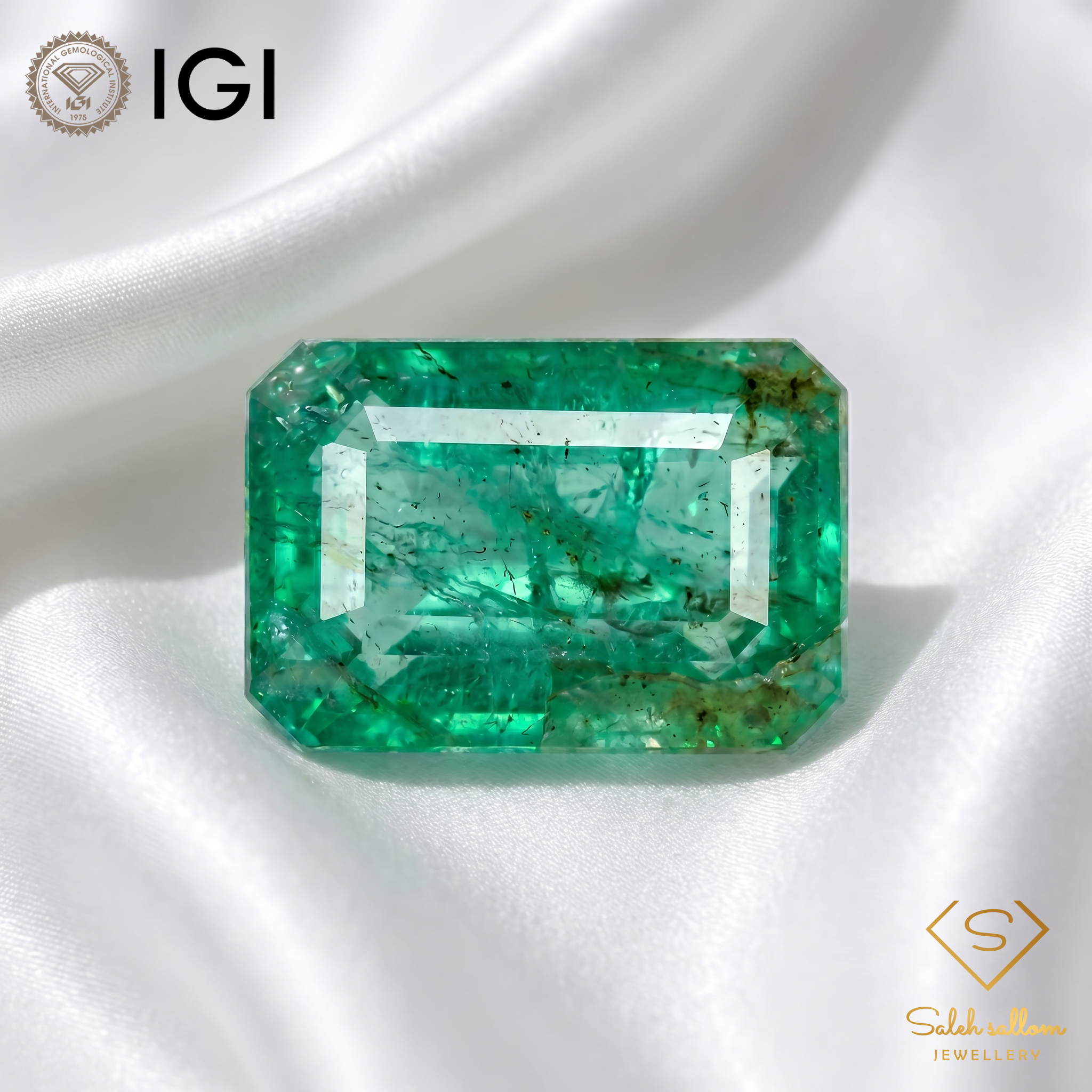 IGI Certified Natural Emerald | 1.73 Carat Emerald Cut | Luxury Gemstone Secondary image
