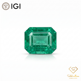 IGI Certified Natural Emerald | 2.06 Carats Emerald Cut | Luxury Gemstone-Saleh Sallom