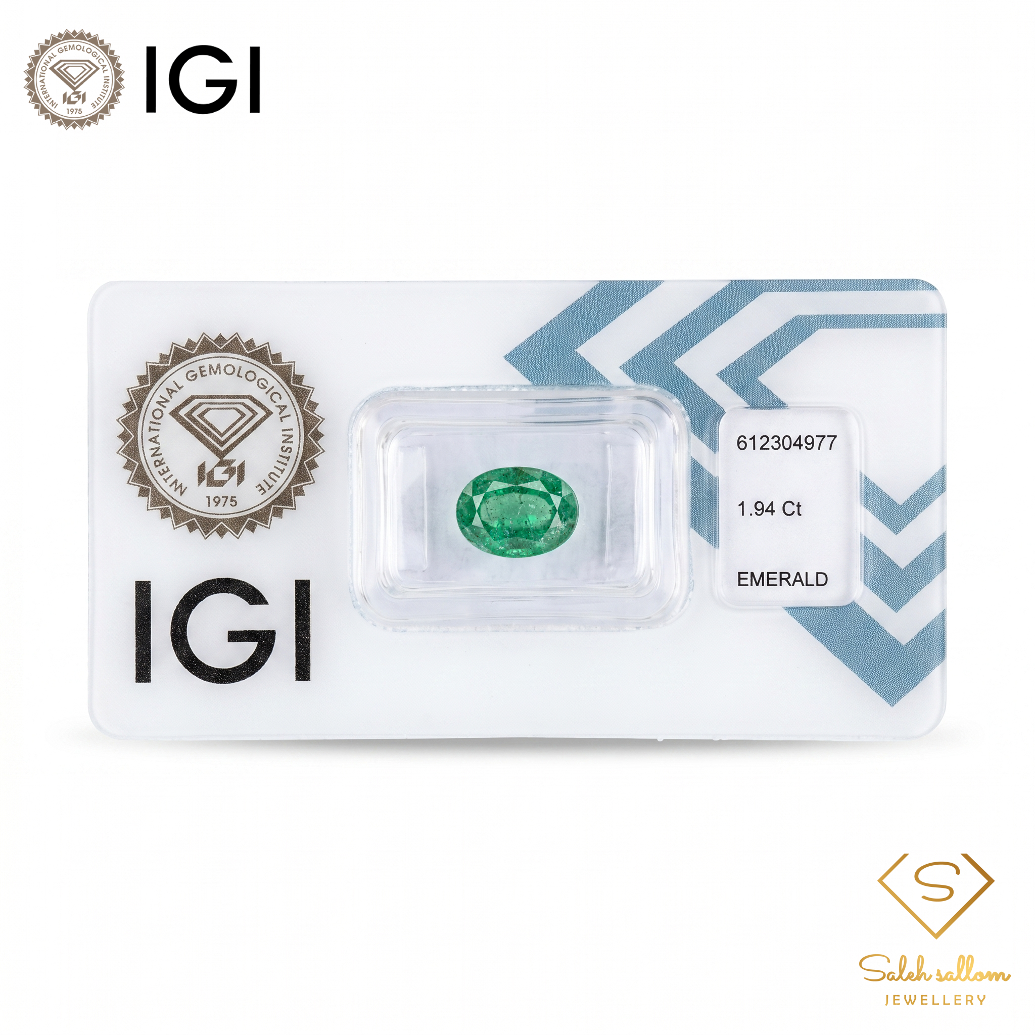 IGI Certified Natural Emerald | 1.94 Carats Oval Mixed Cut | Luxury Gemstone Secondary image