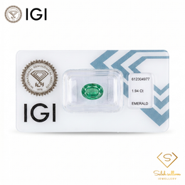 IGI Certified Natural Emerald | 1.94 Carats Oval Mixed Cut | Luxury Gemstone-Saleh Sallom