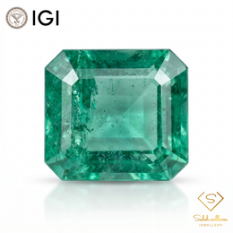 IGI Certified Natural Emerald | 0.95 Carat Emerald Cut | Luxury Gemstone-Saleh Sallom
