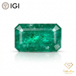 IGI Certified Natural Emerald | 2.77 Carats Emerald Cut | Luxury Gemstone-Saleh Sallom