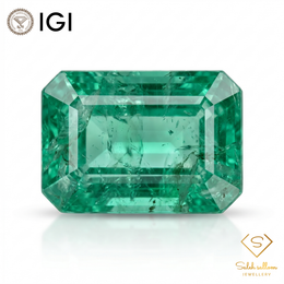 IGI Certified Natural Emerald | 0.73 Carat Emerald Cut | Luxury Gemstone-Saleh Sallom