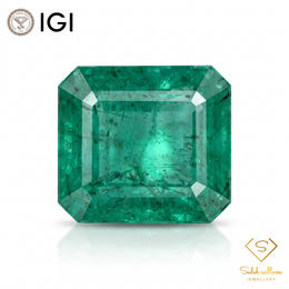 IGI Certified Natural Emerald | 2.27 Carats Emerald Cut | Elegant Fine Gemstone-Saleh Sallom