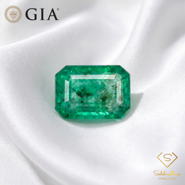 GIA Certified Natural Emerald | 1.00 Carat Octagonal Step Cut | Elegant Green Fine Gemstone-Saleh Sallom