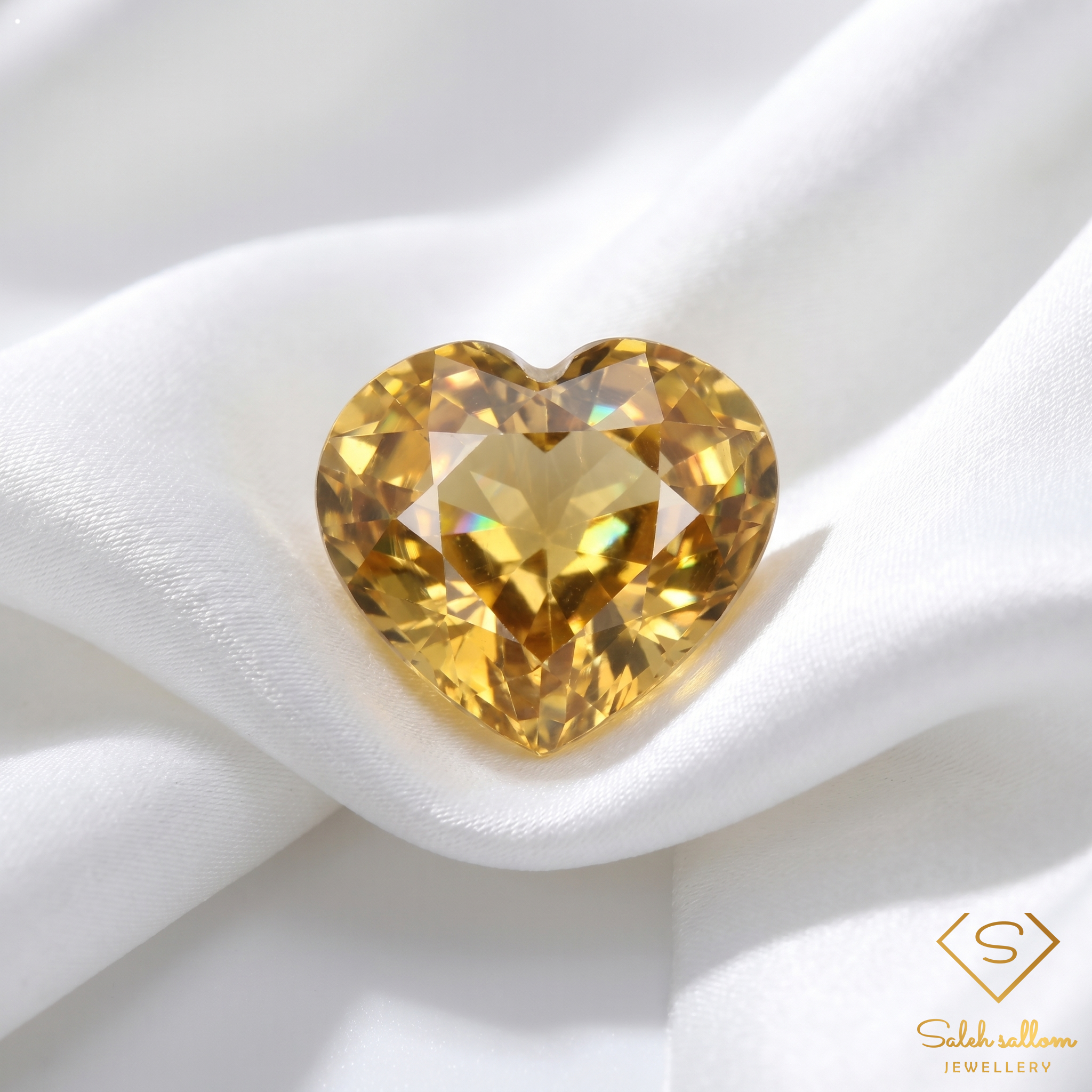 Natural Unheated Yellow Zircon | 2.45 Carats Custom Cut | VS Clarity | Tanzania Gemstone Secondary image