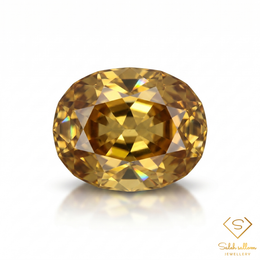 Natural Yellow Zircon | 3.15 Carats Custom Cut | VVS Clarity | Gentle Heat | Tanzania-Saleh Sallom