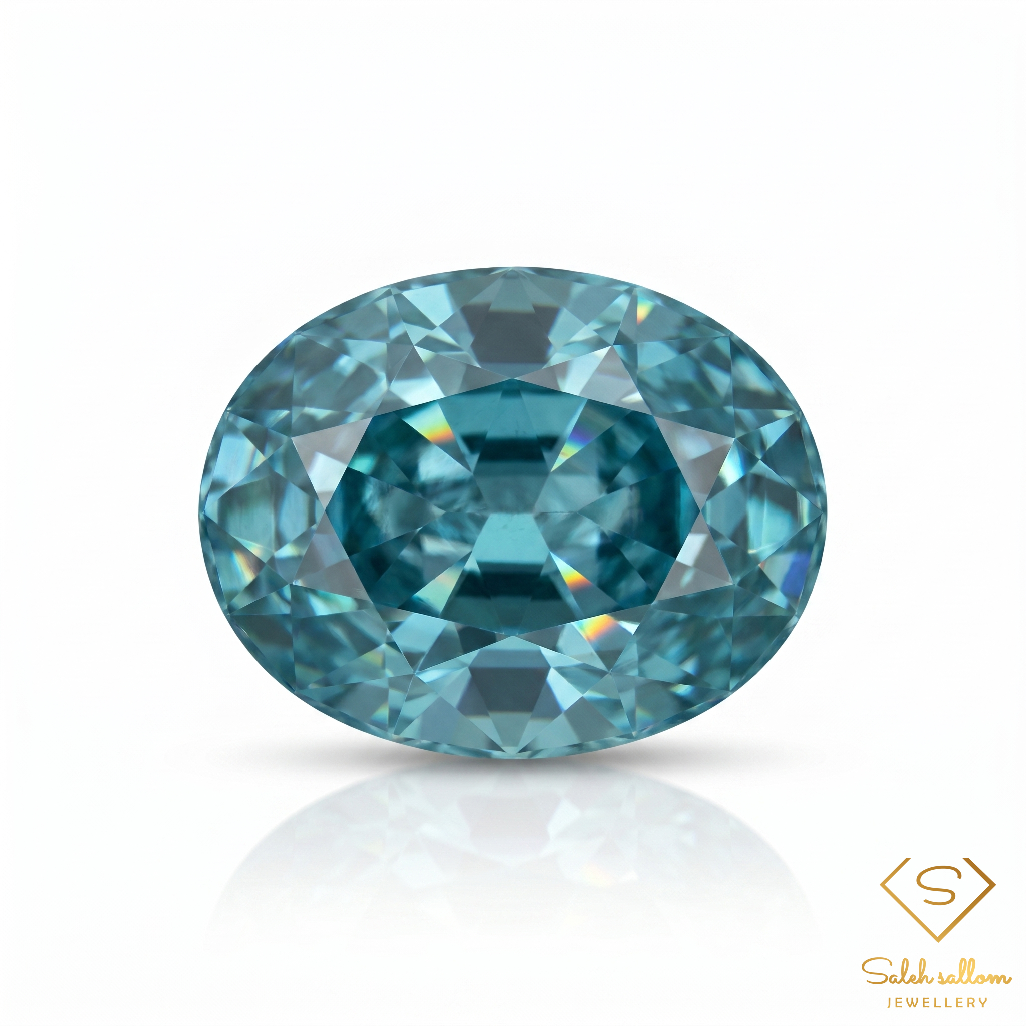 Natural Zircon | 2.23 Carats | Fine Loose Gemstone | Exceptional Fire and Brilliance-Saleh Sallom Main image