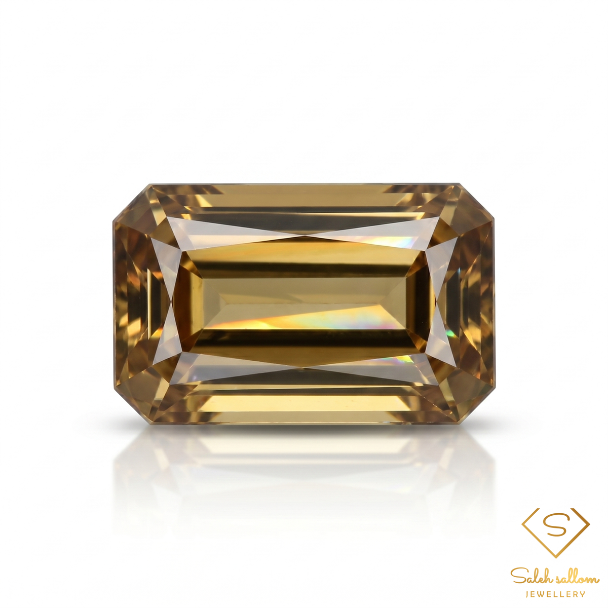 Natural Yellow Zircon | 2.67 Carats Scissor Cut | VS Clarity | Gentle Heat | Tanzania-Saleh Sallom
