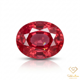 Natural Orangy Pink Spinel | 0.30 Carat Oval Cut | Tanzania-Saleh Sallom