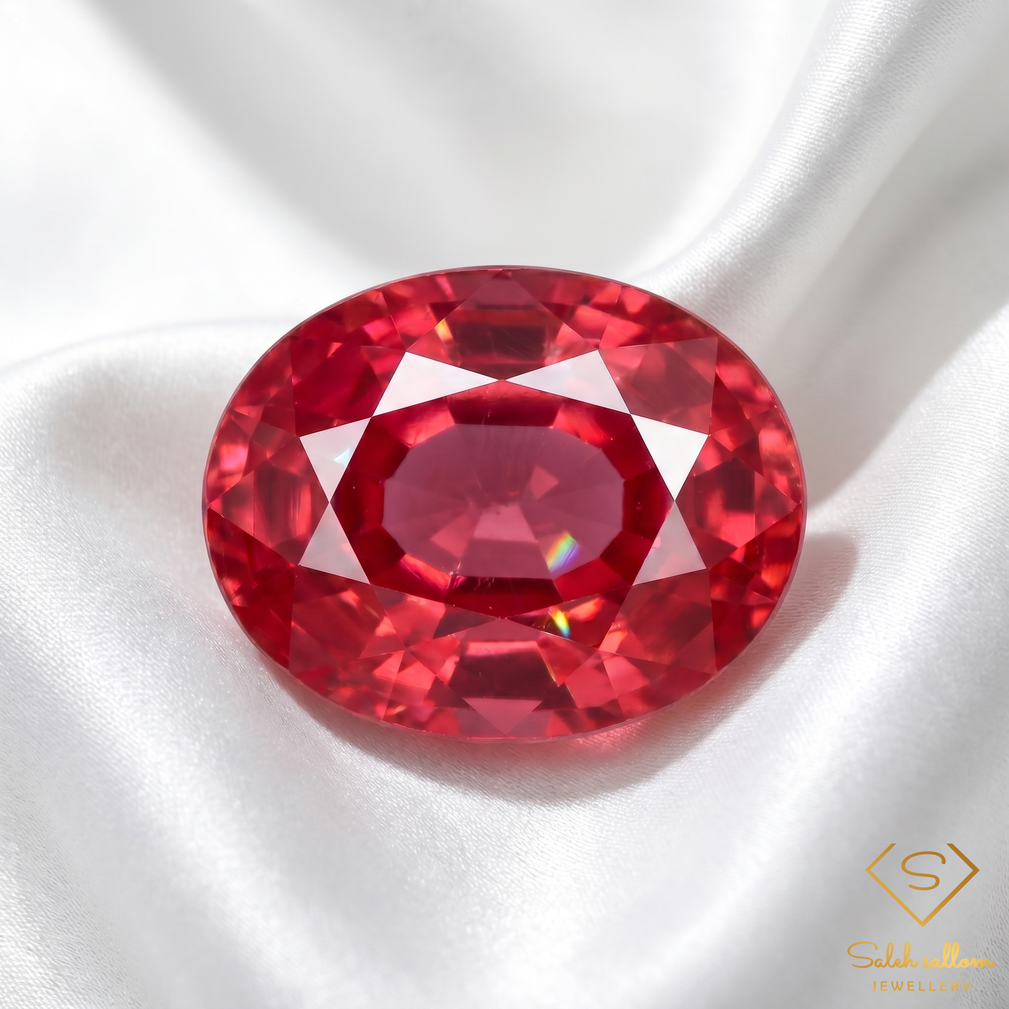 Natural Orangy Pink Spinel | 0.30 Carat Oval Cut | Tanzania Secondary image