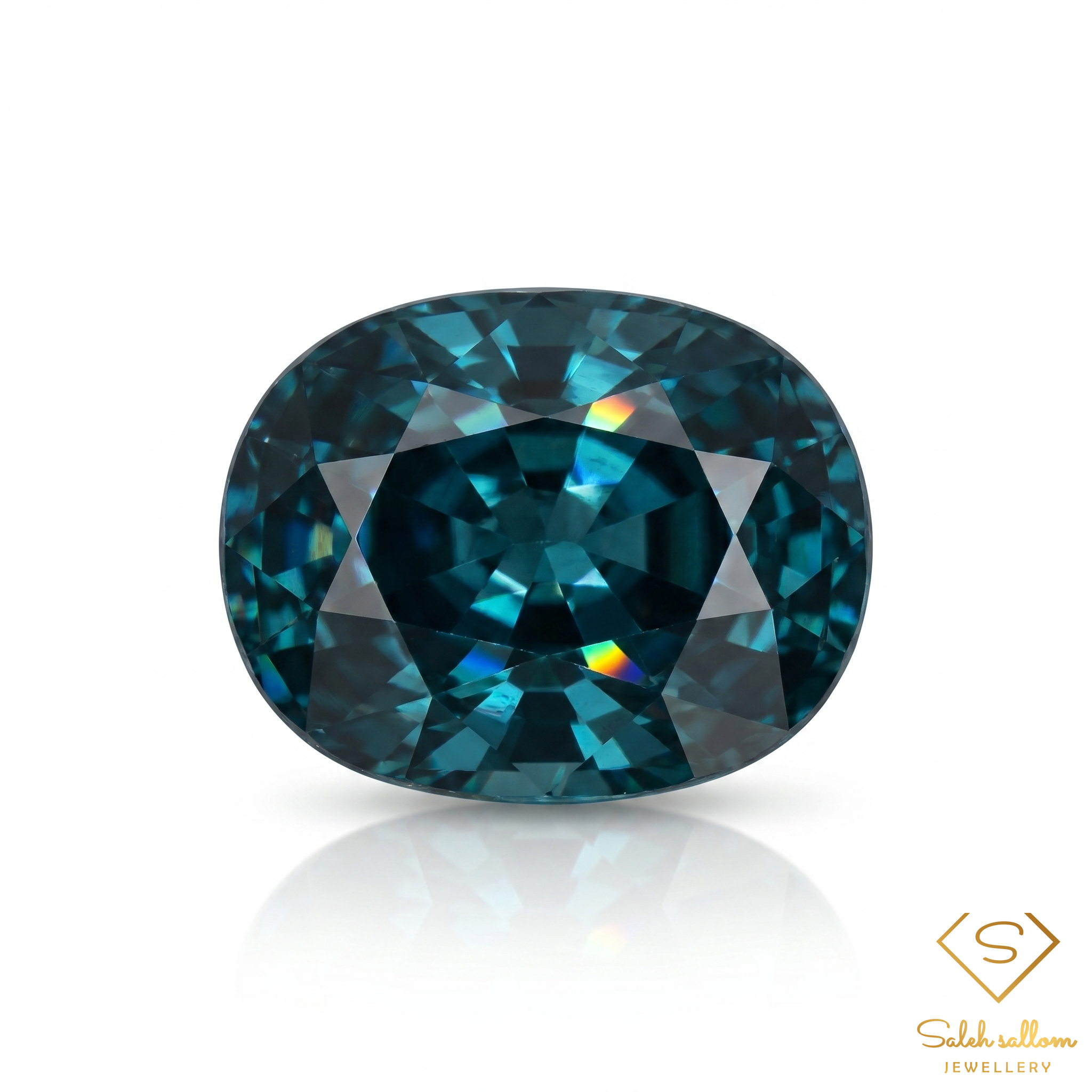 Natural Blue Spinel 1.74 Carats Oval Cut VS Quality Sri Lanka Gemstone-Saleh Sallom Main image