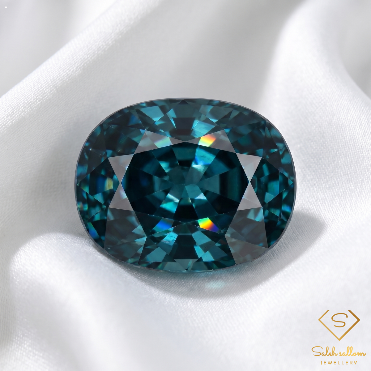 Natural Blue Spinel 1.74 Carats Oval Cut VS Quality Sri Lanka Gemstone-Saleh Sallom