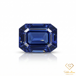 2.68 Ct Natural Bluish Violet Iolite Octagon Cut VS Namibia Gemstone-Saleh Sallom