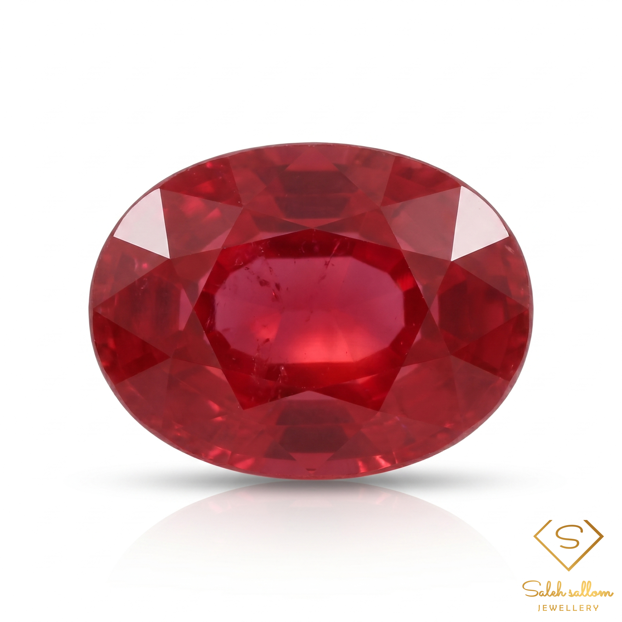 6.61 Ct Certified Natural Unheated Orange Pink Sapphire Oval Cut Tanzania Gemstone Main image