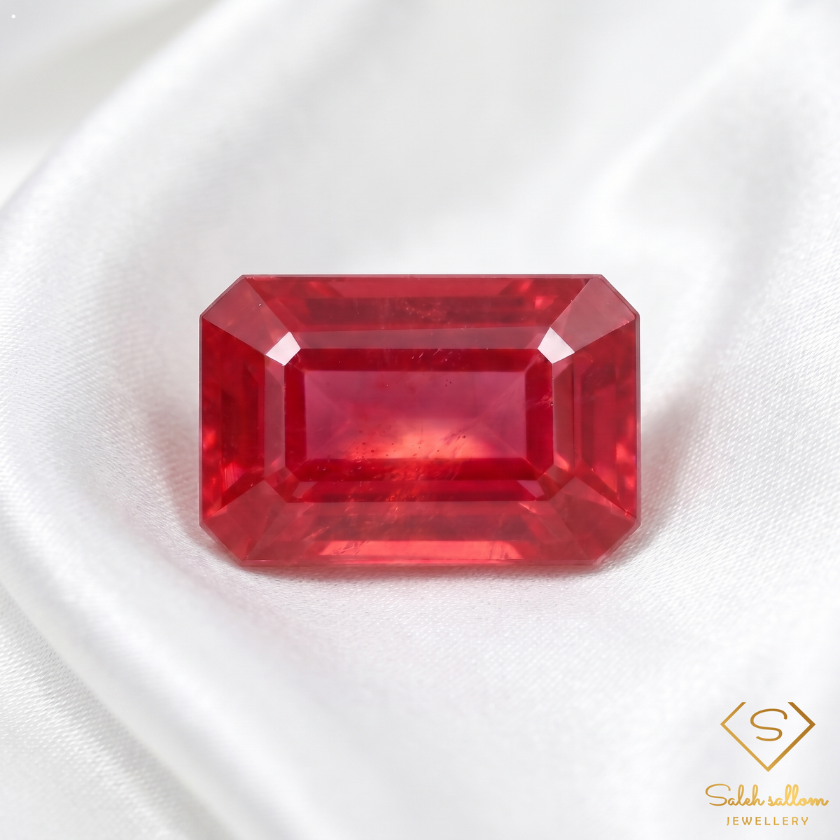 1.53 Ct Natural Reddish Pink Sapphire Octagon Cut Mozambique Gemstone