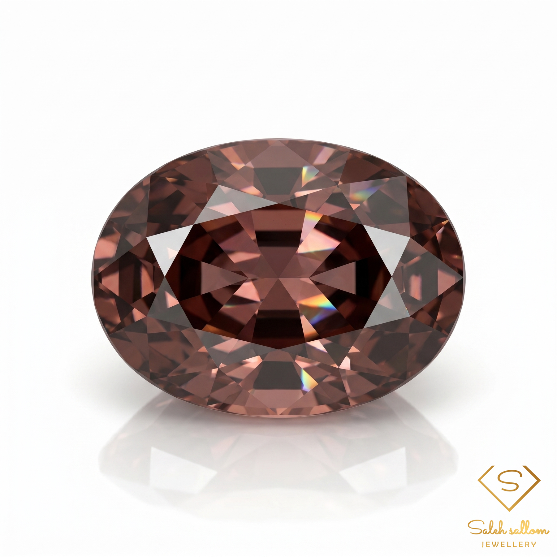 0.80 Ct Natural Pinkish Purple Sapphire Oval Cut Heated Songea Gemstone