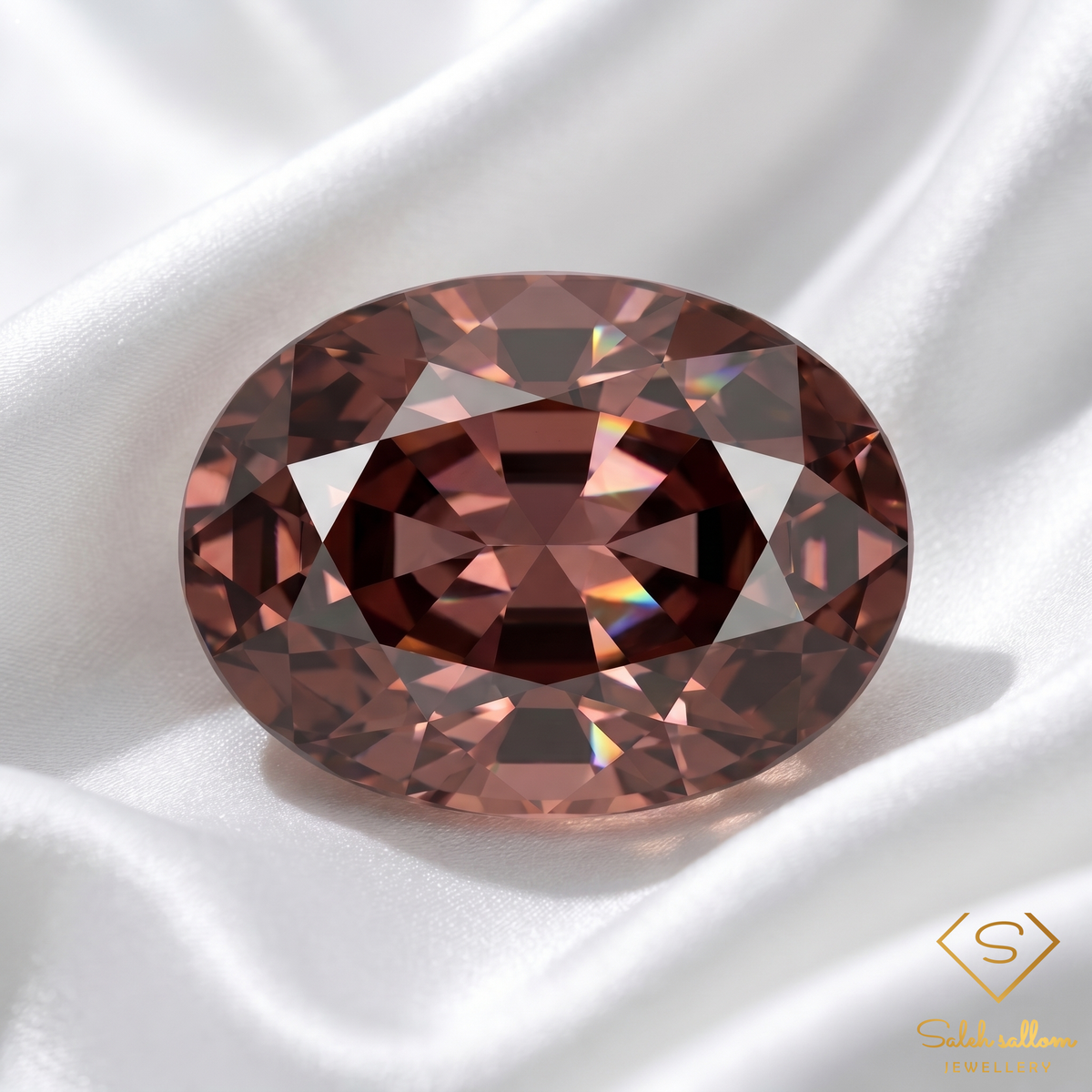 0.80 Ct Natural Pinkish Purple Sapphire Oval Cut Heated Songea Gemstone