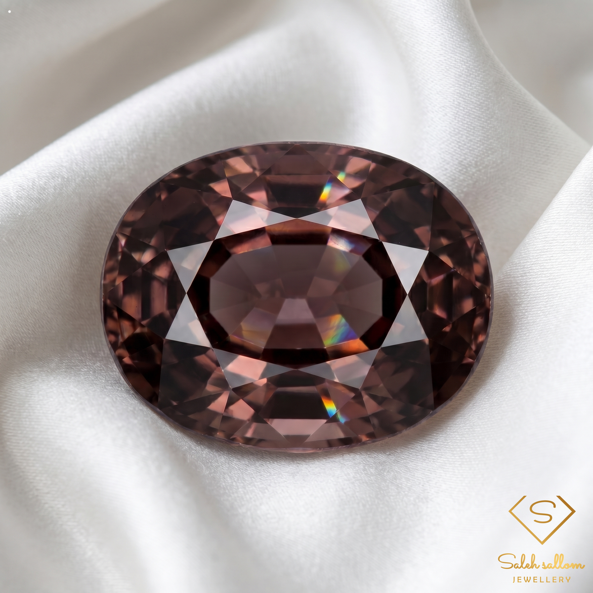 1.54 Ct Natural Unheated Pinkish Purple Sapphire Oval Cut Songea Gemstone