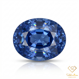 0.49 Ct Natural Blue Sapphire Oval Cut Heated Madagascar Gemstone