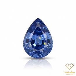 1.95 Ct Natural Blue Sapphire Loose Gemstone Pear Cut