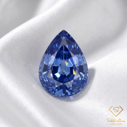 1.95 Ct Natural Blue Sapphire Loose Gemstone Pear Cut
