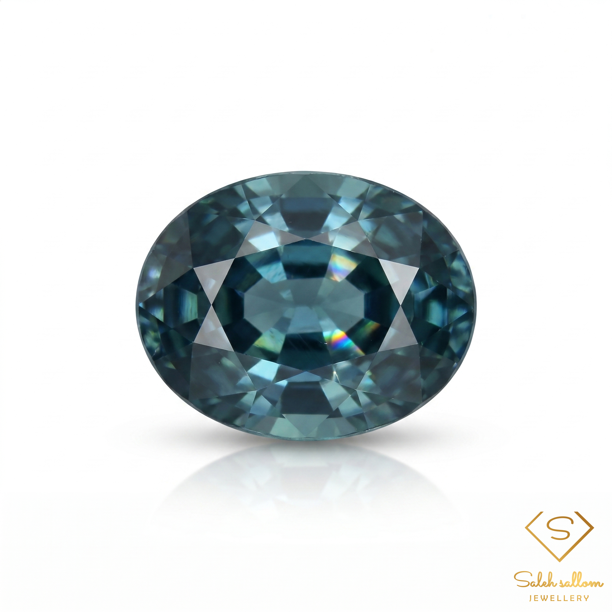 1.70 Ct Natural Australian Blue Sapphire Loose Gemstone Oval Cut Heated Main image