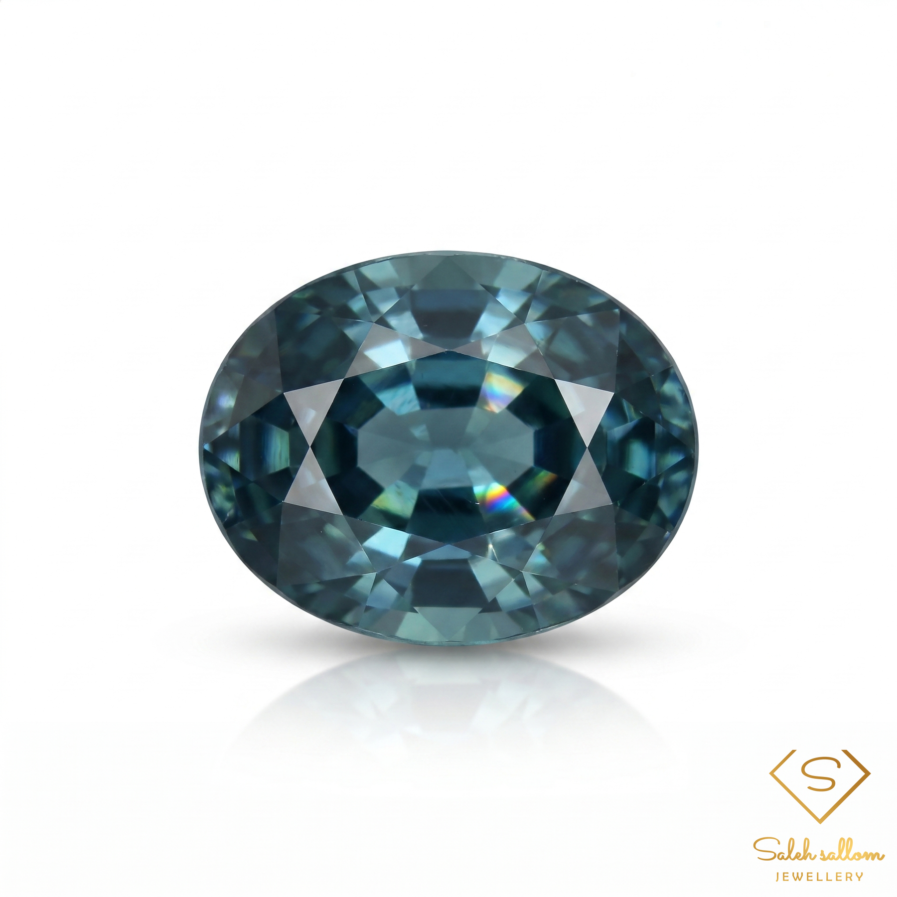 1.70 Ct Natural Australian Blue Sapphire Loose Gemstone Oval Cut Heated