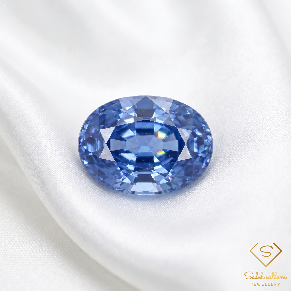 1.74 Ct Natural Blue Sapphire Loose Gemstone Oval Cut